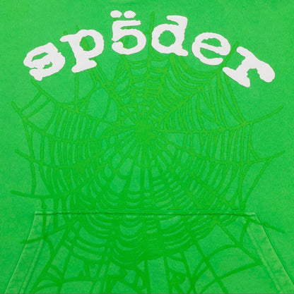 SP5DER LEGACY HOODIE GREEN