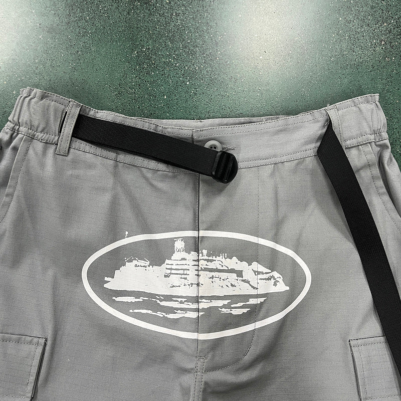 CORTEIZ CARGO PANTS STONE GREY